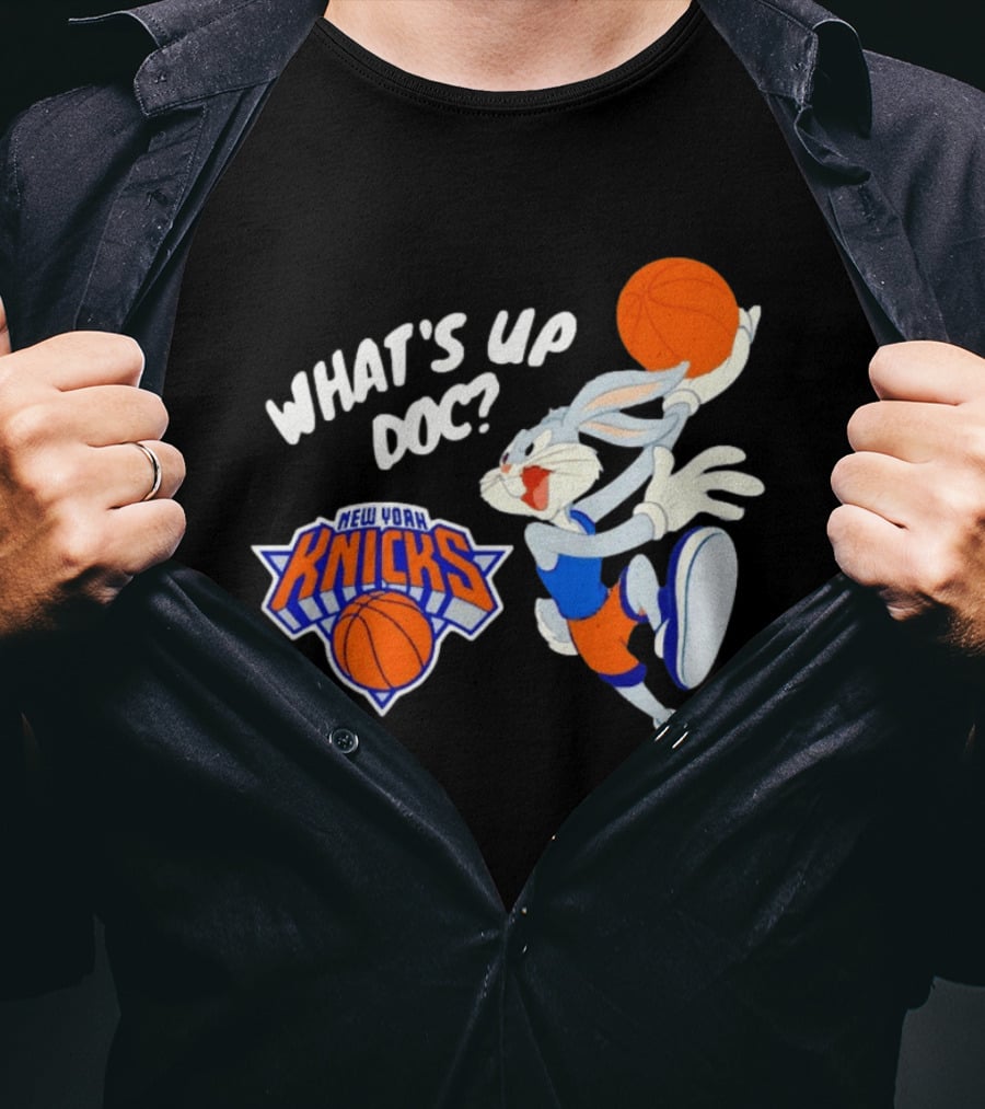 Bugs Bunny New York Knicks What's Up Doc Basketball T-Shirt