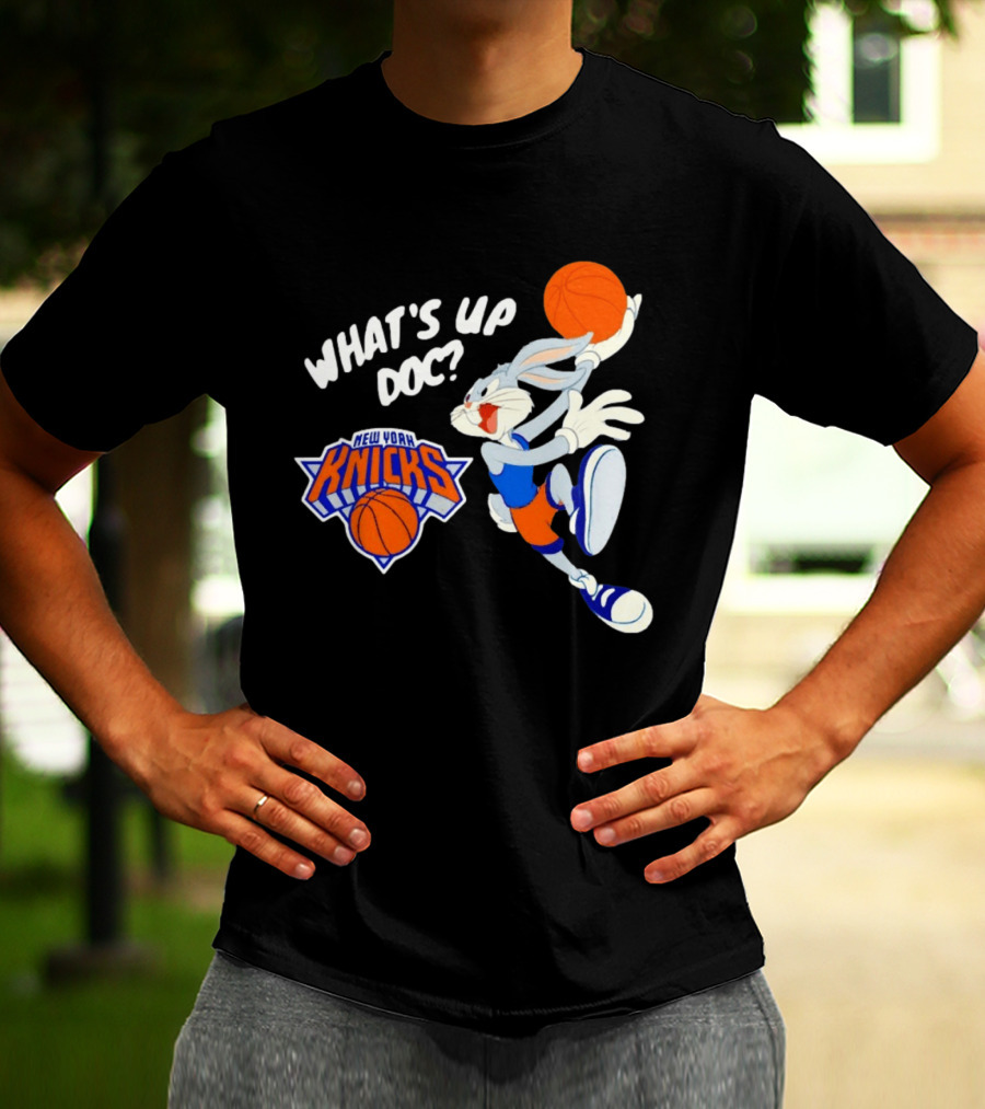 Bugs Bunny New York Knicks What's Up Doc Basketball T-Shirt
