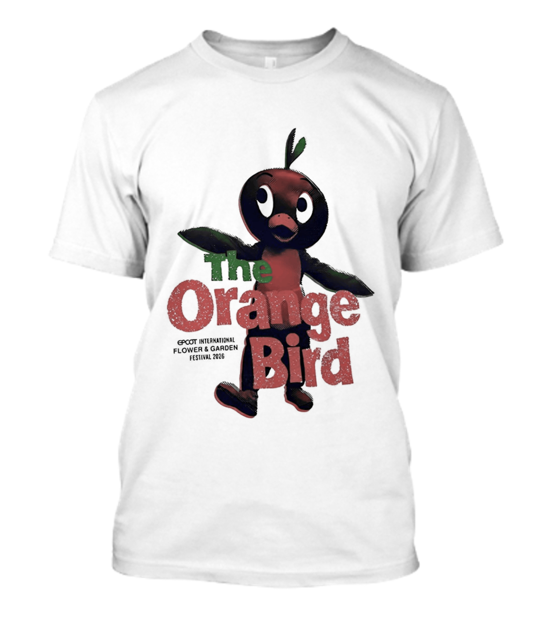 The Orange Bird Epcot Flower And Garden Festival 2026 Disney Parks Pavilion T-Shirt