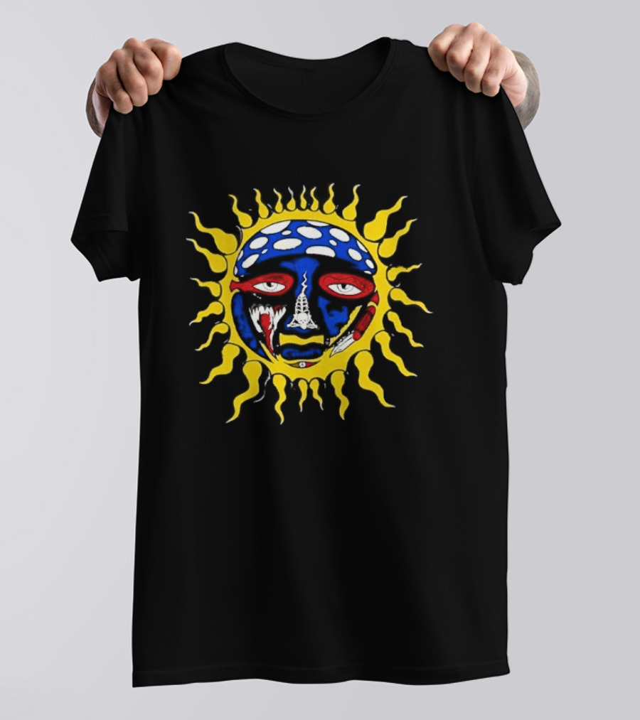 Sublime X Denver Nuggets Ball Arena Exclusive Sun Logo Collaboration T-Shirt