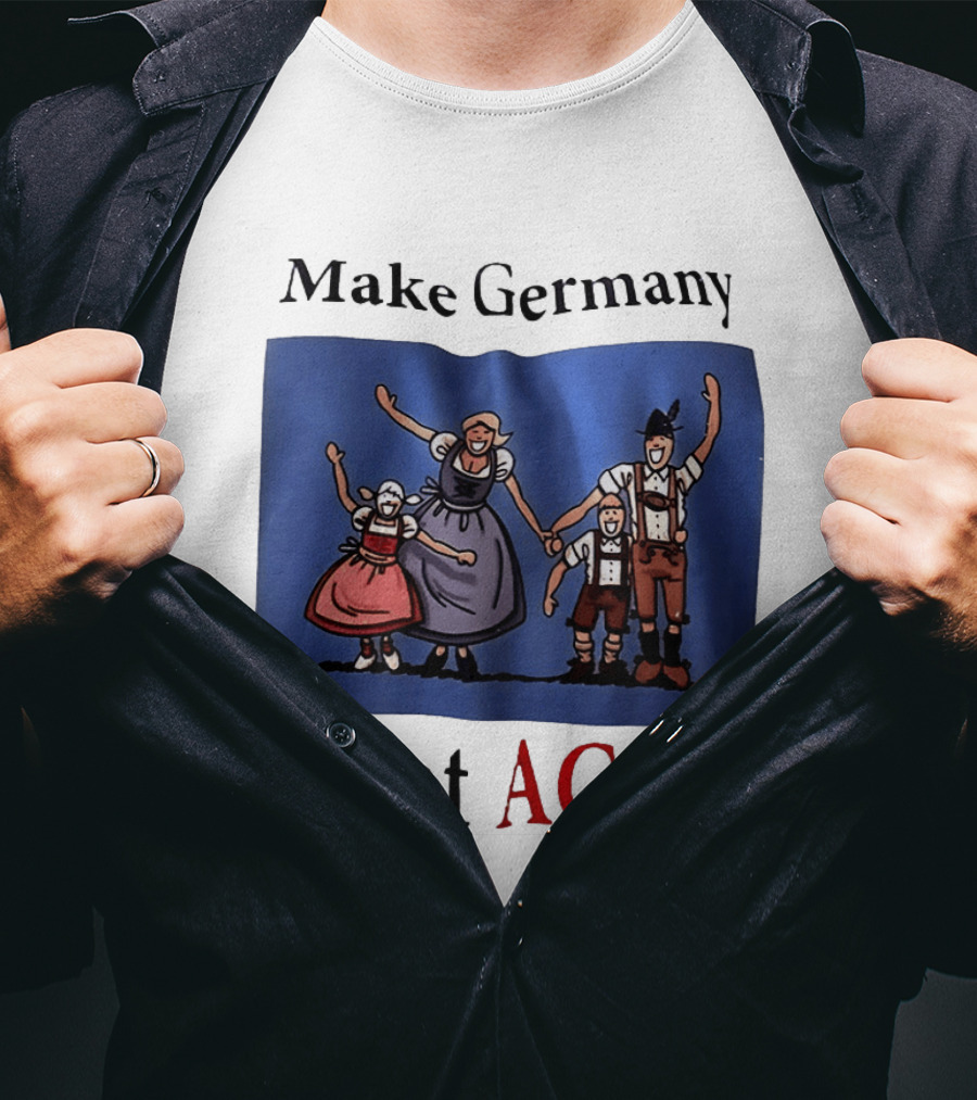 Make Germany Great Again Dirndl Lederhosen Family Celebration T-Shirt