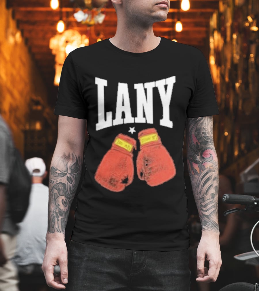 Lany Red Boxing Gloves Icon With Star T-Shirt