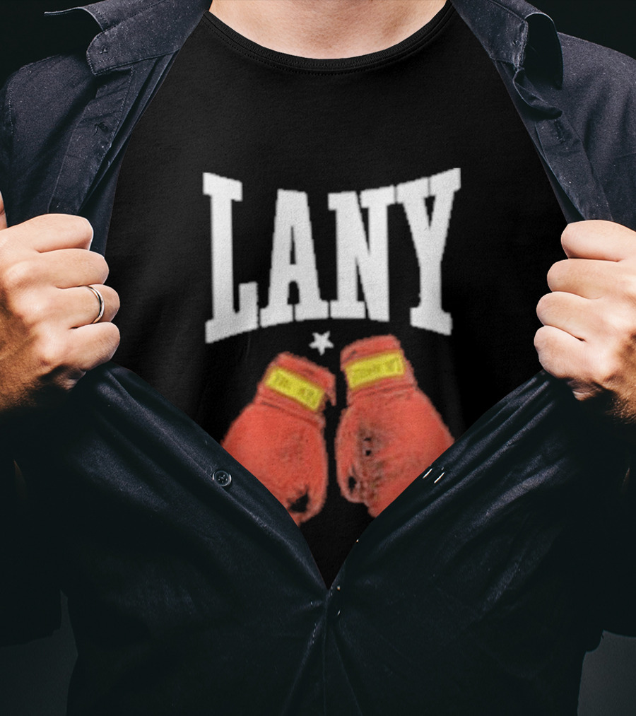 Lany Red Boxing Gloves Icon With Star T-Shirt