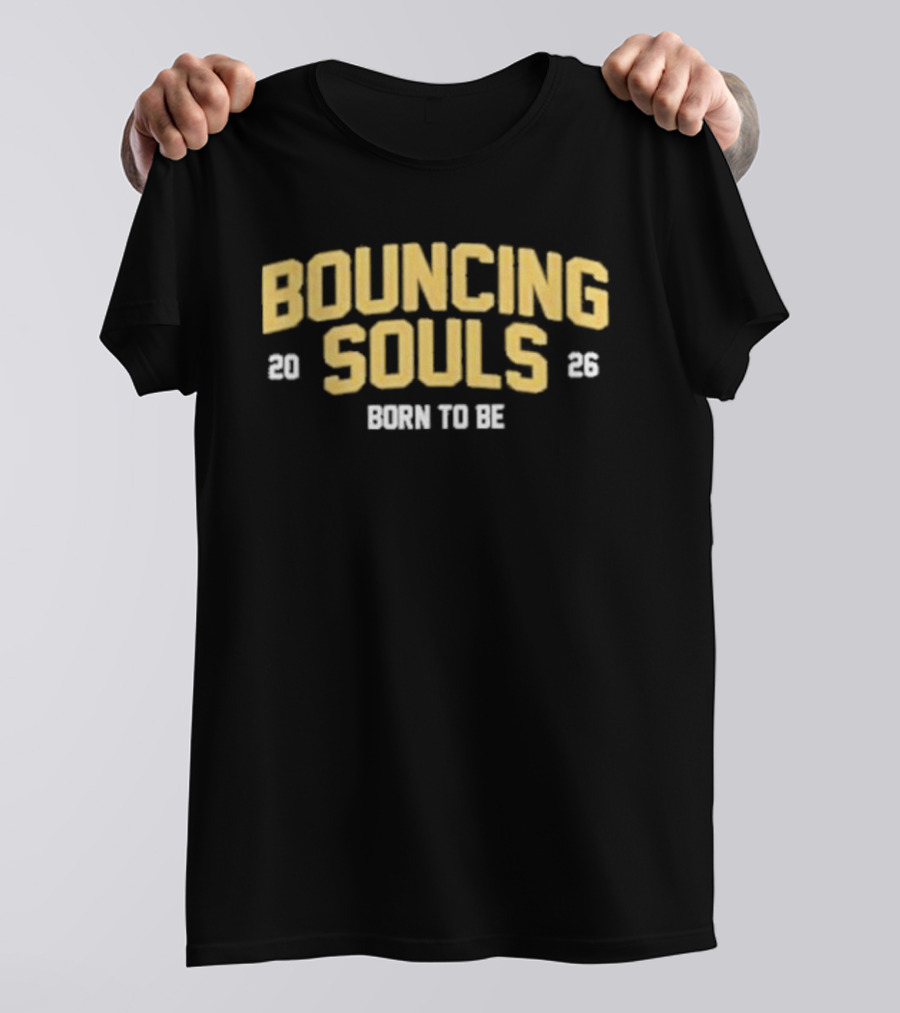 Bouncing Souls Born To Be 2026 Vintage Style 90s Punk Rock Band Retro Fan Merch T-Shirt