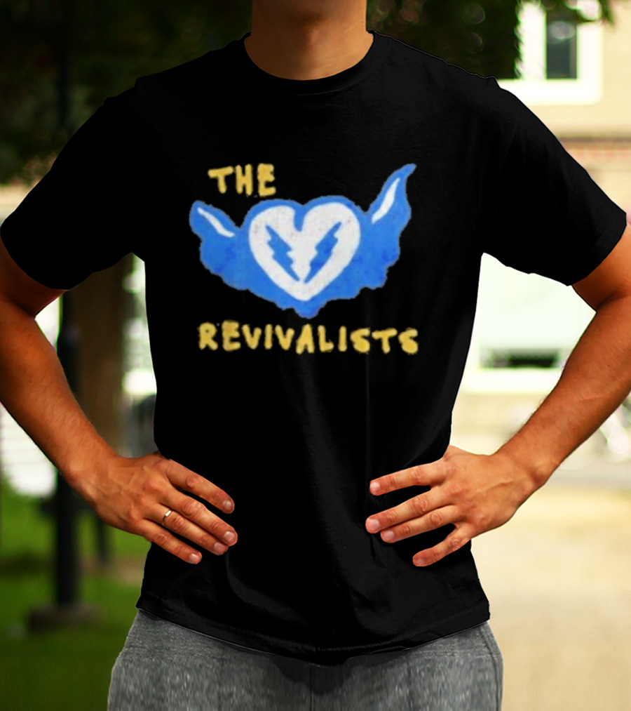 The Revivalists Winged Heart With Lightning Bolt T-Shirt