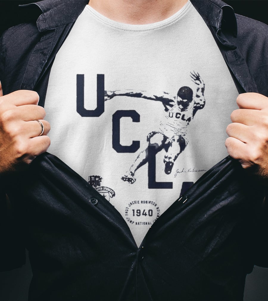 UCLA Jackie Robinson 1940 Long Jump National Champion Jackie Robinson Day 2026 T-Shirt