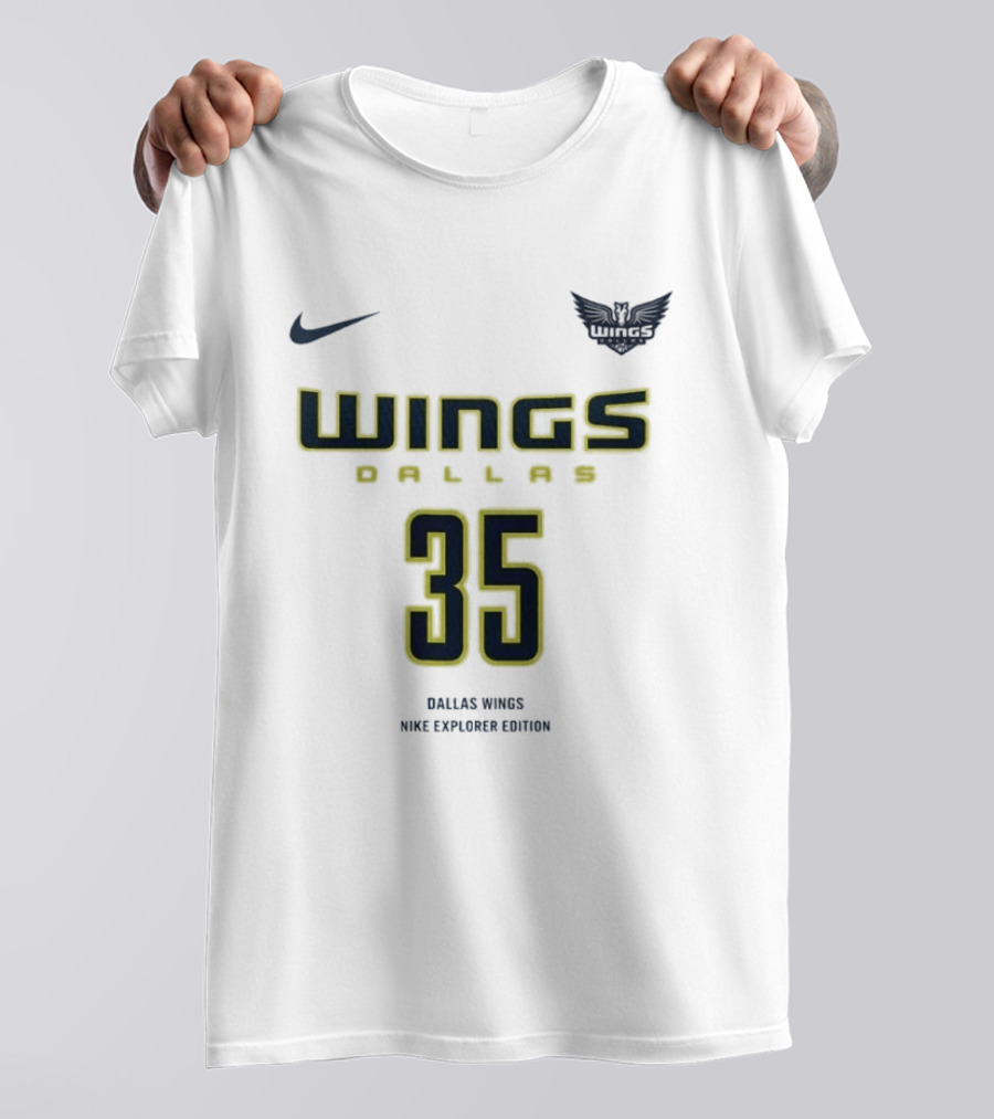 WNBA Dallas Wings Nike Explorer Edition Azzi Fudd 35 T-Shirt