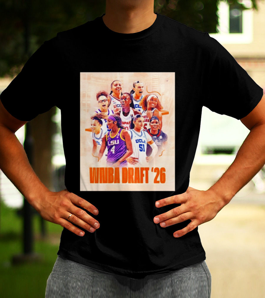 NCAA Women's Basketball WNBA Draft 2026 NCAA UCLA LSU Players T-Shirt