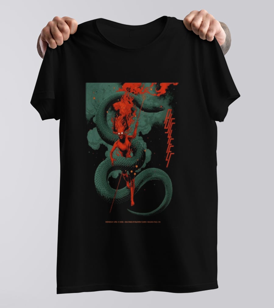 Puscifer Live At Fallsview Casino Niagara Falls ON April 15 2026 Mythical Serpent T-Shirt