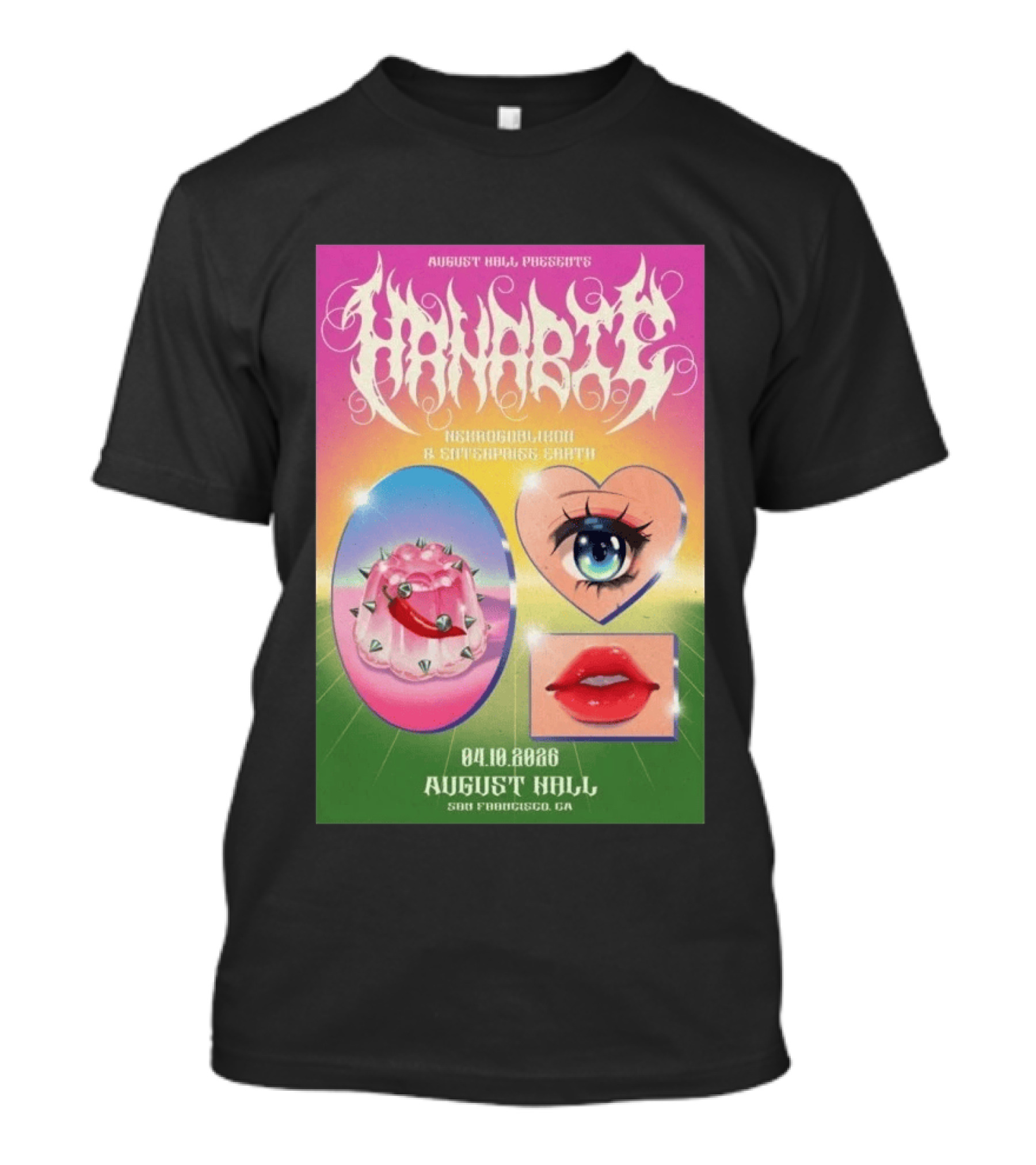 August Hall Presents Hanabie Concert April 10 2026 San Francisco CA T-Shirt