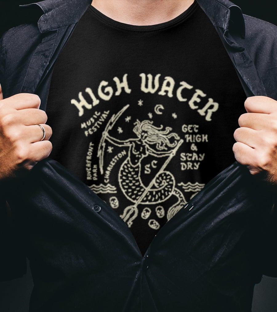 High Water Mermaid Festival 2026 Magic Dreams Under The Stars T-Shirt