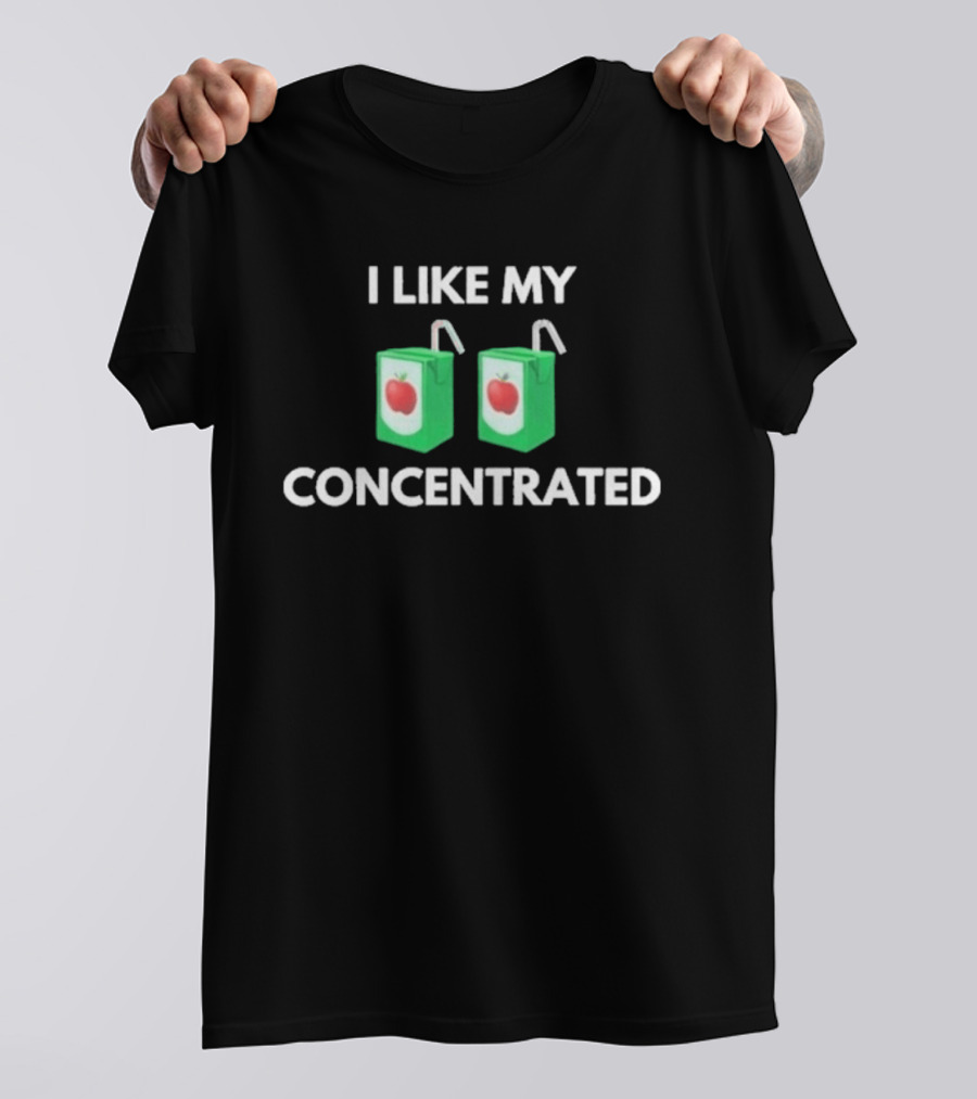 I Like My Concentrated Apple Juice Box T-Shirt