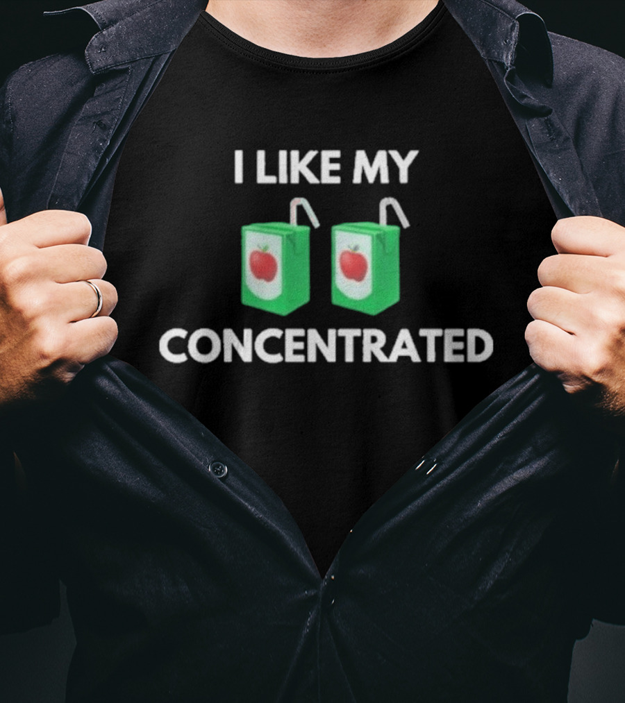 I Like My Concentrated Apple Juice Box T-Shirt