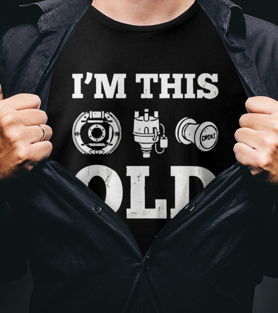 I'm This Old Cassette VHS Reel T-Shirt