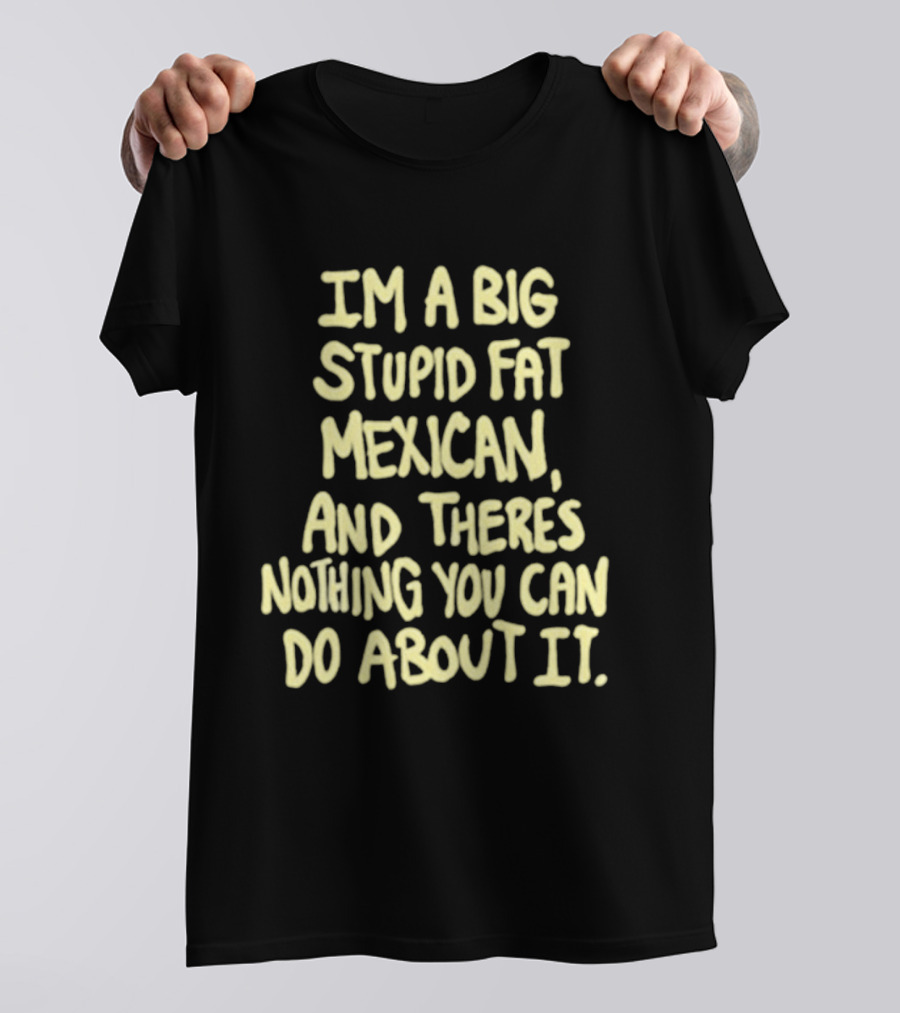 I'm A Big Stupid Fat Mexican And There's Nothing You Can Do About It T-Shirt