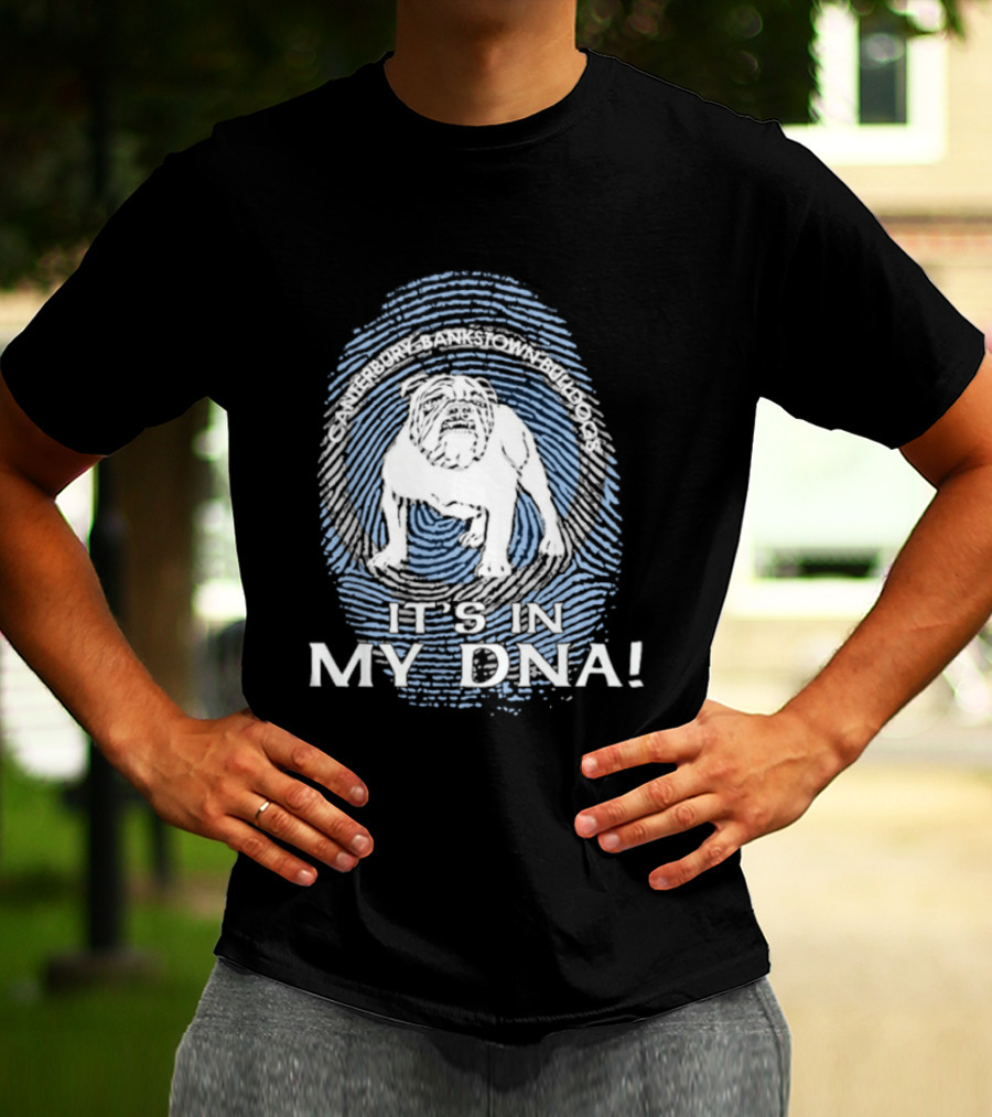 Canterbury Bankstown Bulldogs It's In My Dna Fan T-Shirt