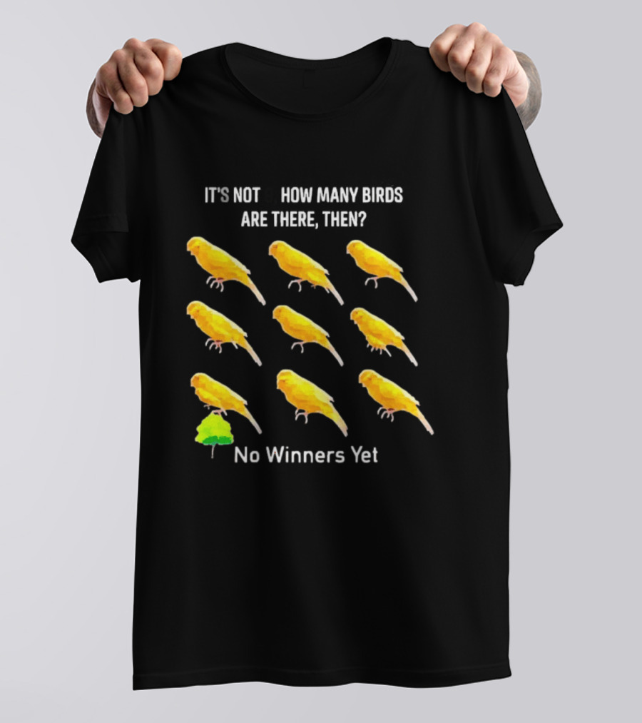 It's Not 9 How Many Birds Are There Then No Winners Yet T-Shirt