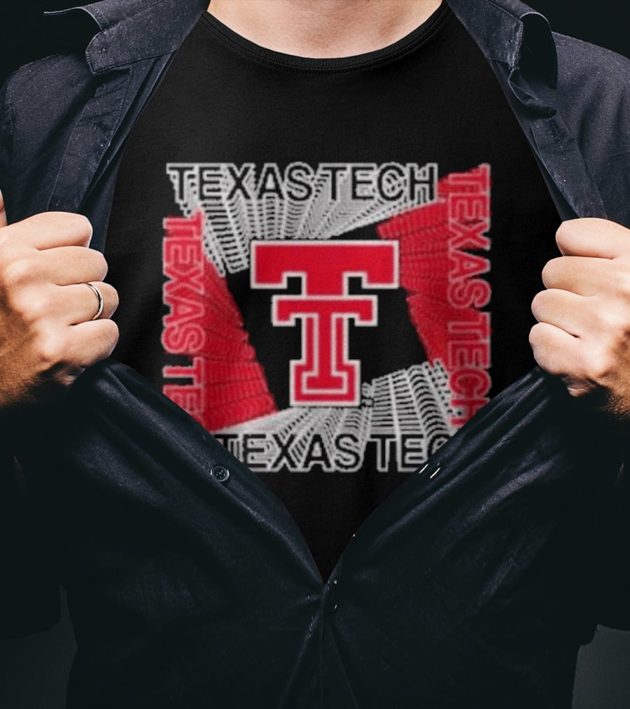 Texas Tech Red Raiders Double Cubism T-Shirt