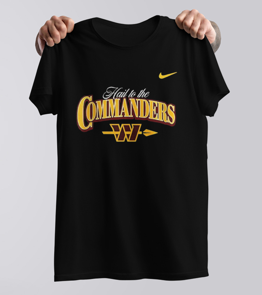 Hail To The Commanders Washington W Arrow Nike T-Shirt