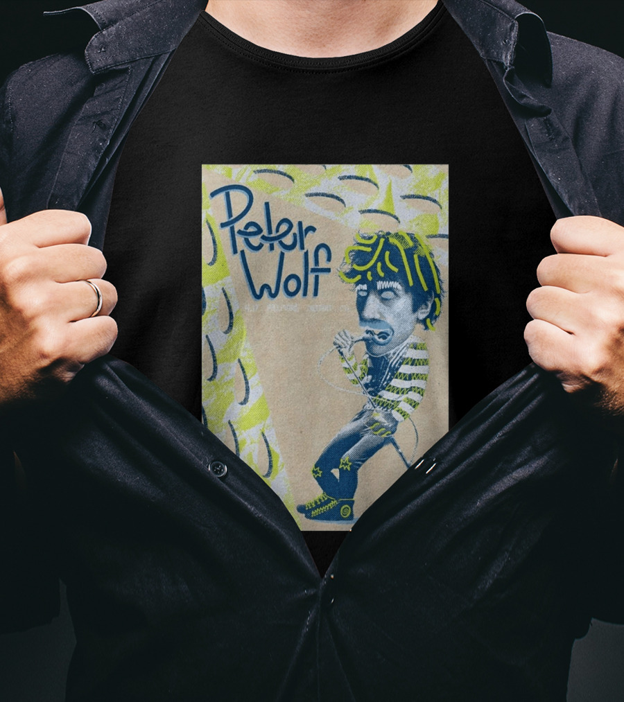 Peter Wolf Apr 17 Fillmore Detroit MI T-Shirt