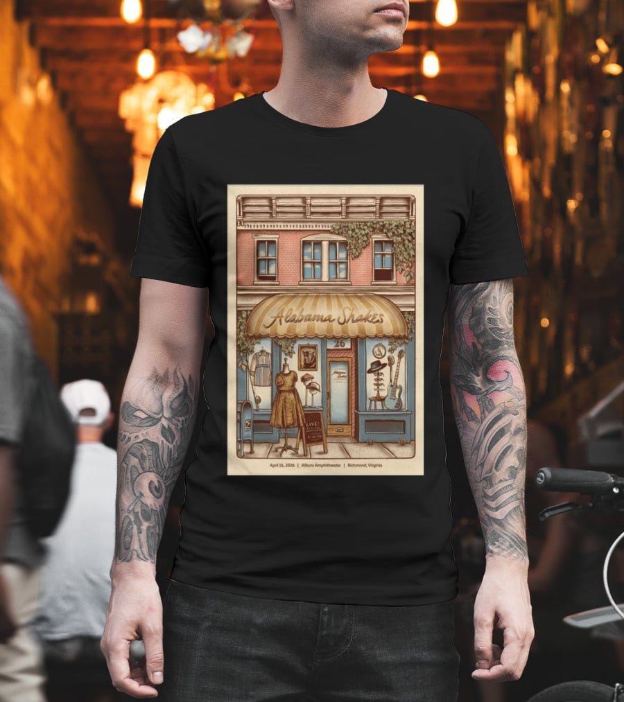 Alabama Shakes Live April 16 2026 Allianz Amphitheater Richmond Virginia T-Shirt