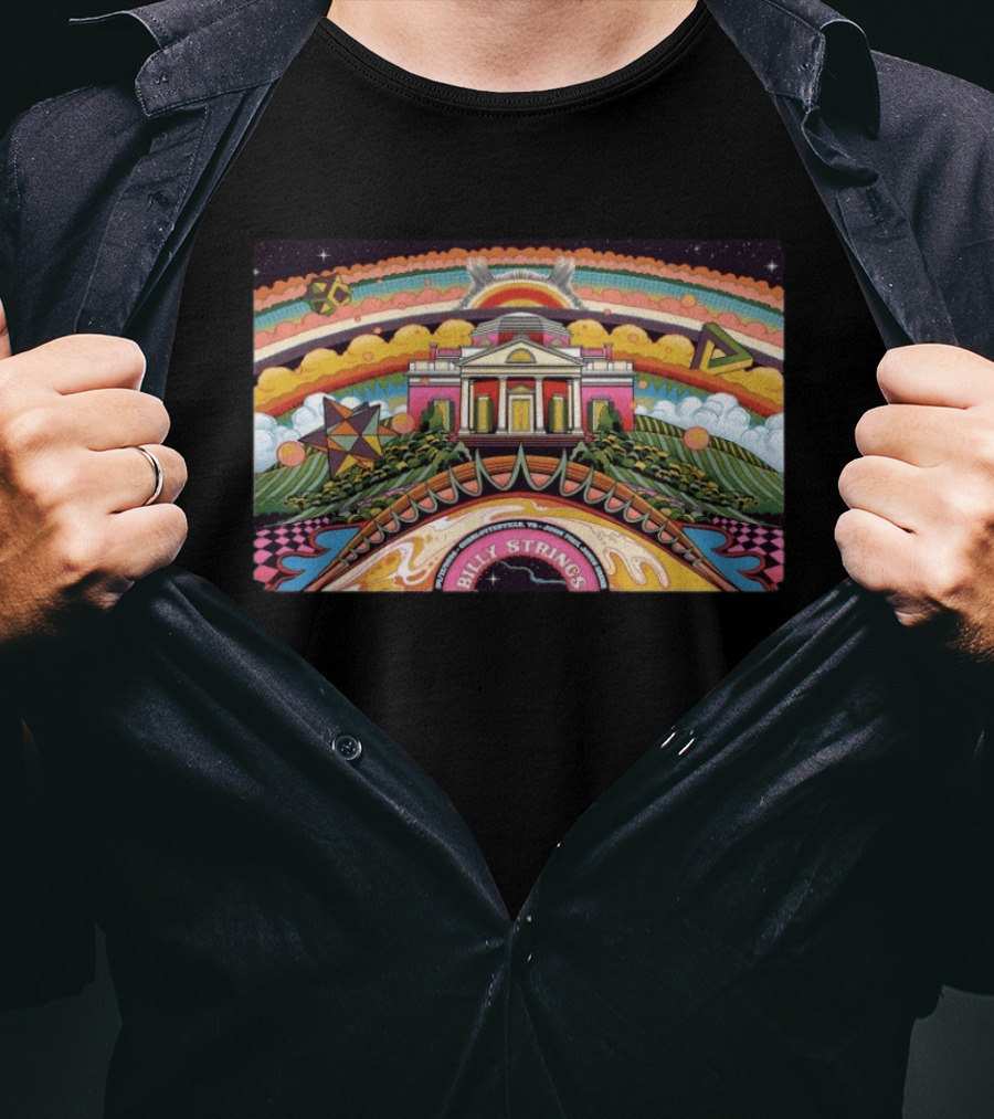 Billy Strings Charlottesville VA April 17 2026 Psychedelic T-Shirt