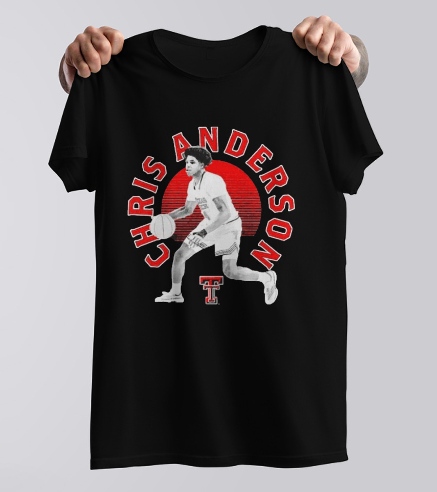 Chris Anderson Texas Tech Red Raiders Basketball Player T-Shirt