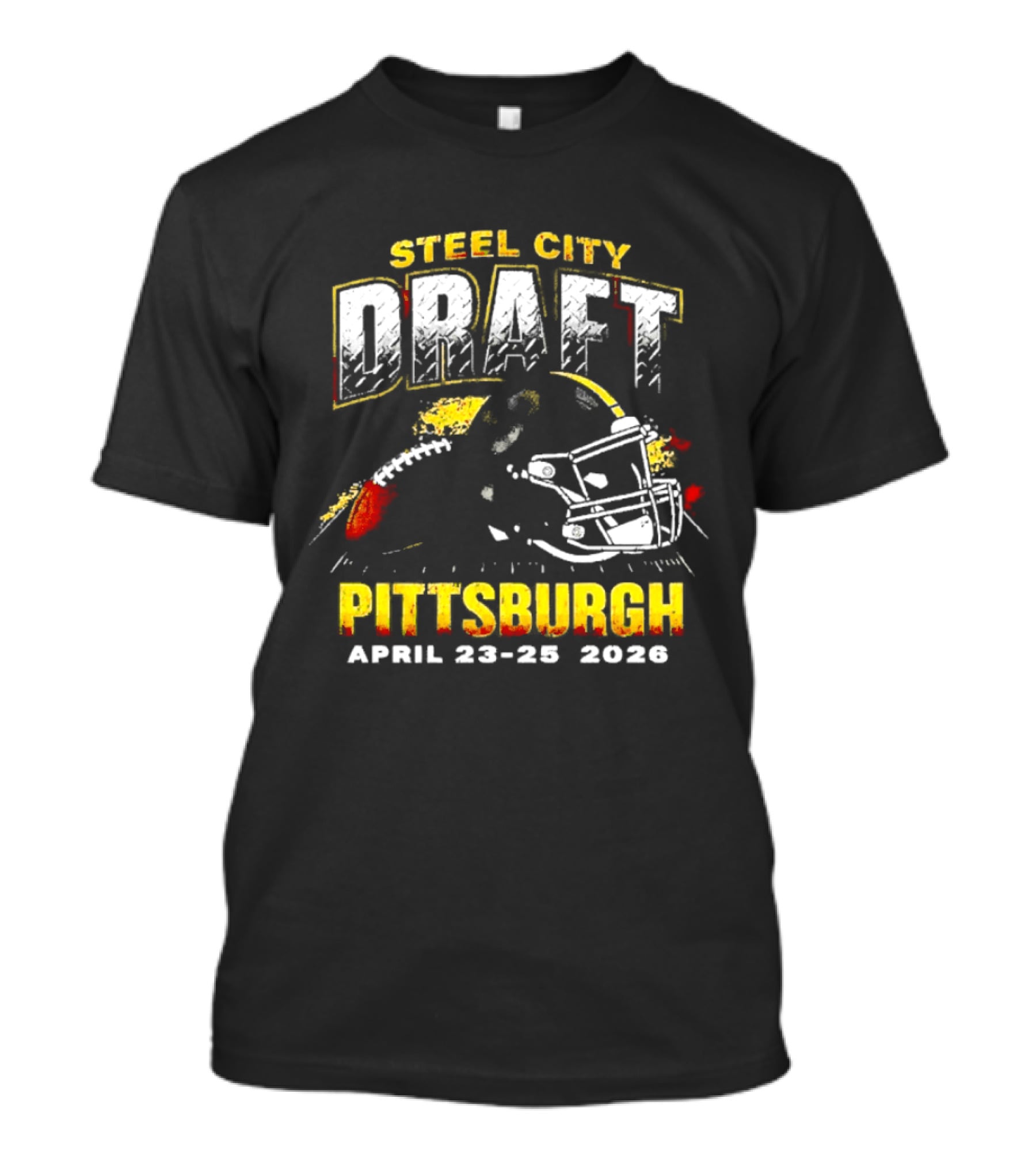 Steel City Draft Pittsburgh April 23 26 2026 Helmet T-Shirt