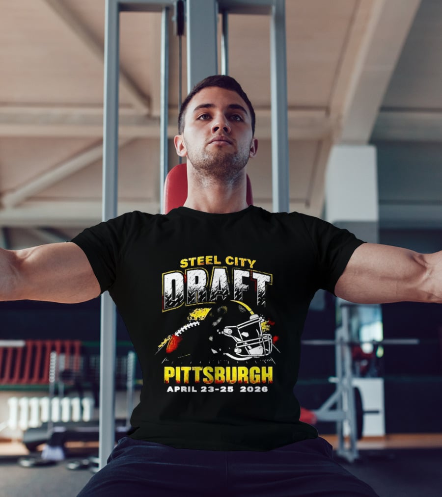 Steel City Draft Pittsburgh April 23 26 2026 Helmet T-Shirt