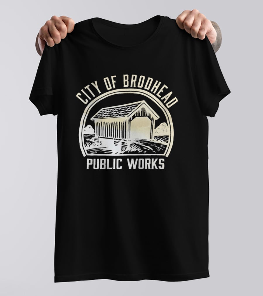 City Of Brodhead Public Works Covered Bridge T-Shirt