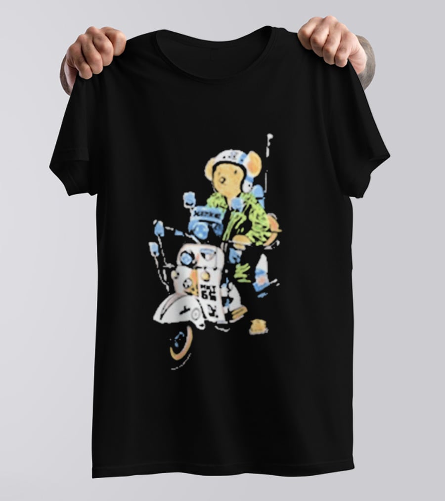 The Who X Market Studios Mod Bear Scooter T-Shirt