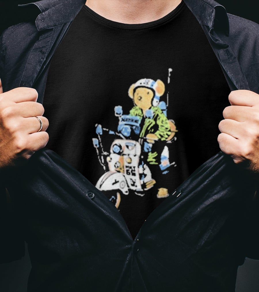 The Who X Market Studios Mod Bear Scooter T-Shirt