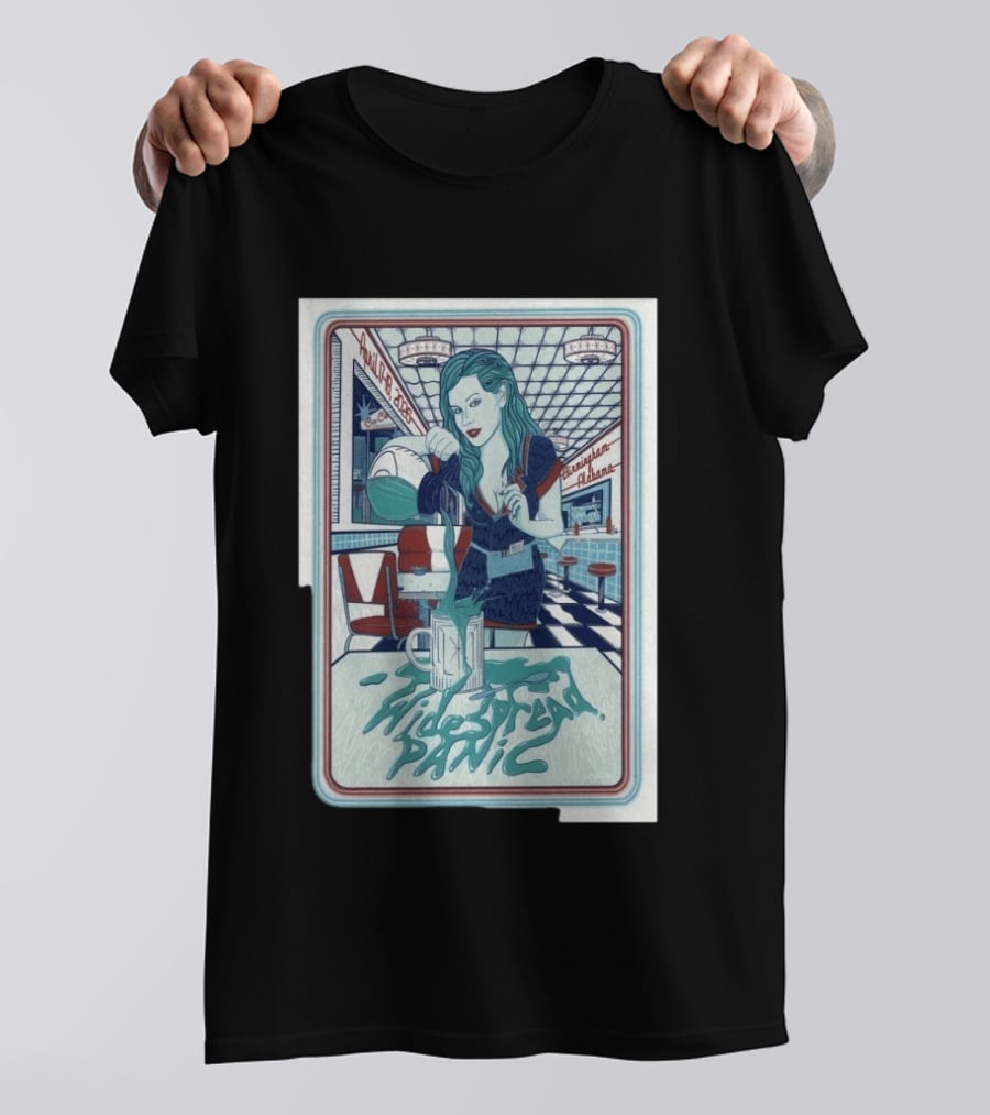 Widespread Panic April 17 18 2026 Birmingham Alabama Event Retro Diner T-Shirt