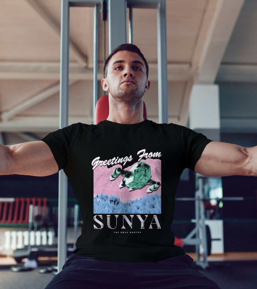 Greetings From Sunya The Dear Hunter Retro Futuristic T-Shirt