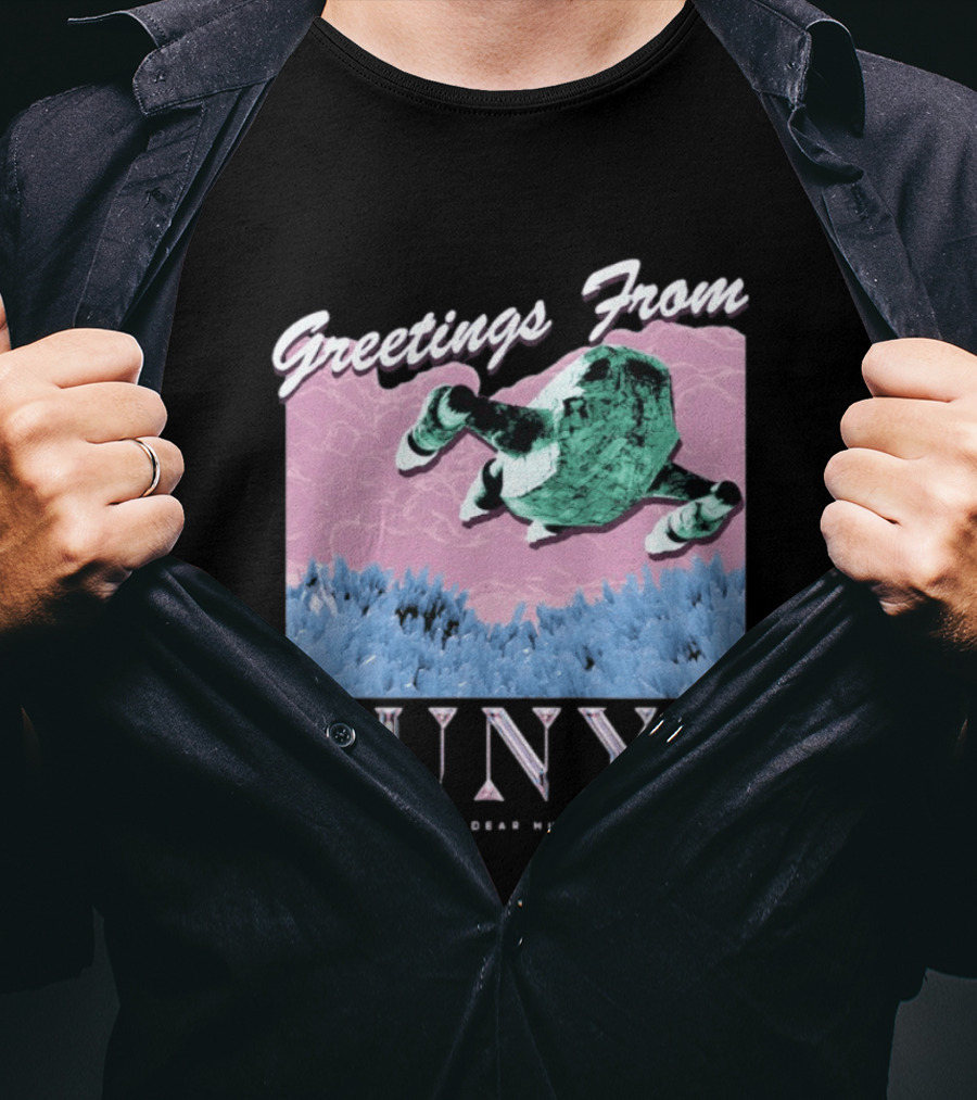 Greetings From Sunya The Dear Hunter Retro Futuristic T-Shirt