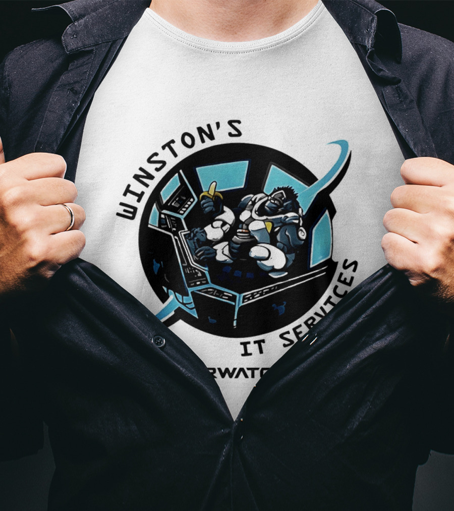 Winston's IT Services Over 2 Gaming Hub T-Shirt