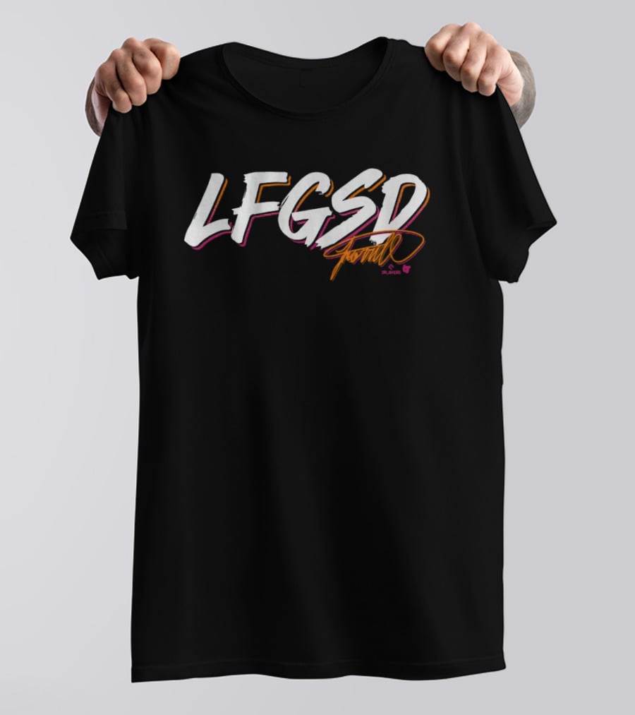 Jackson Merrill LFGSD Padres Inspired Baseball Team Sportswear T-Shirt