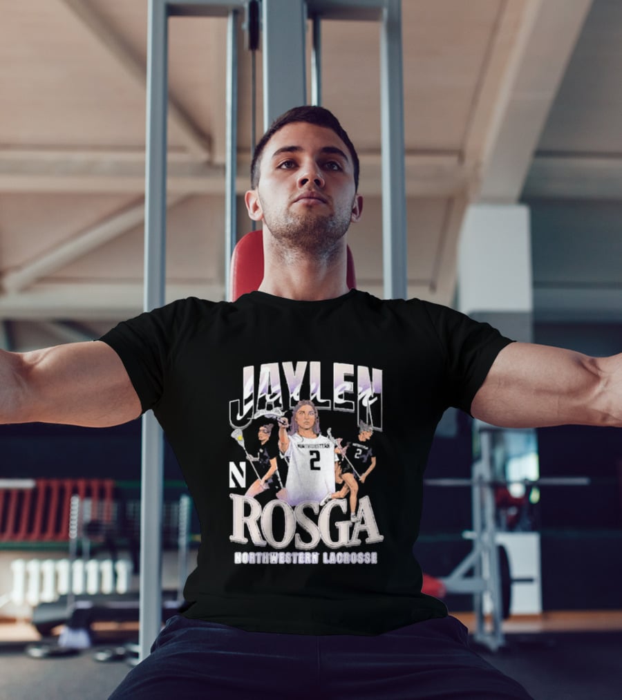 Jaylen Rosga Northwestern Lacrosse Player No. 2 T-Shirt