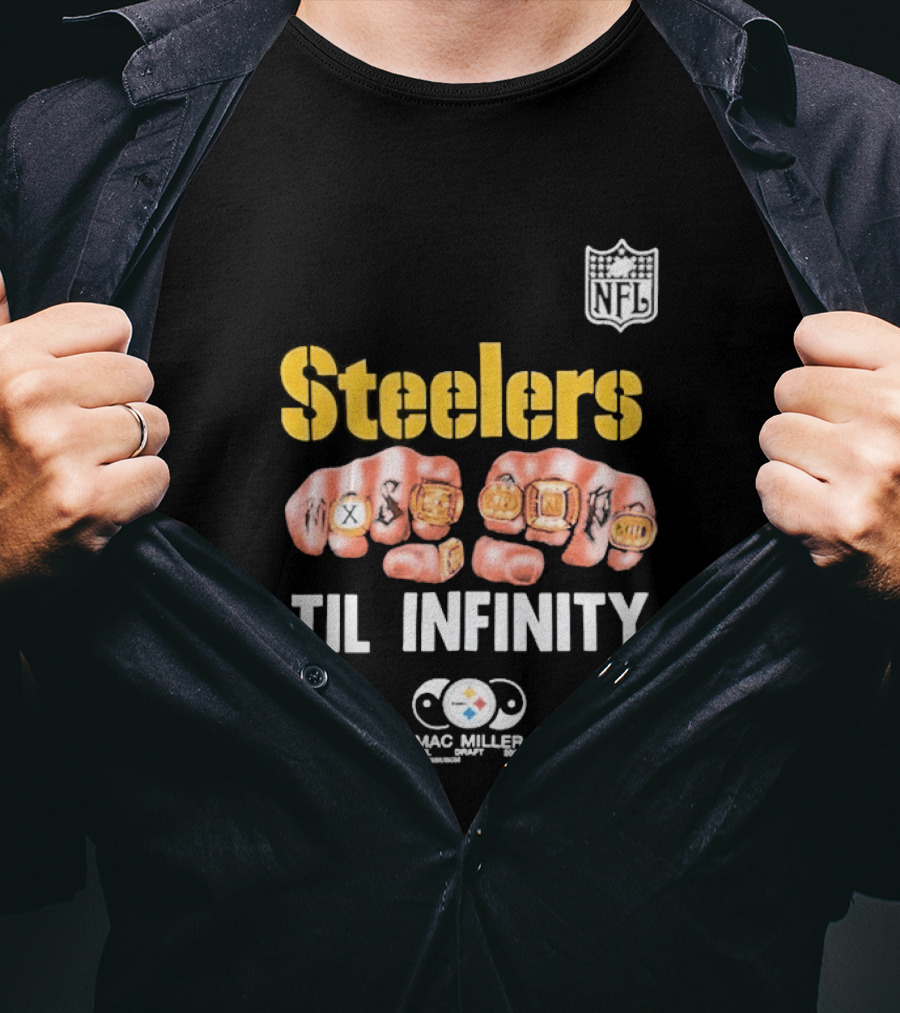 Steelers Til Infinity Mac Miller NFL T-Shirt