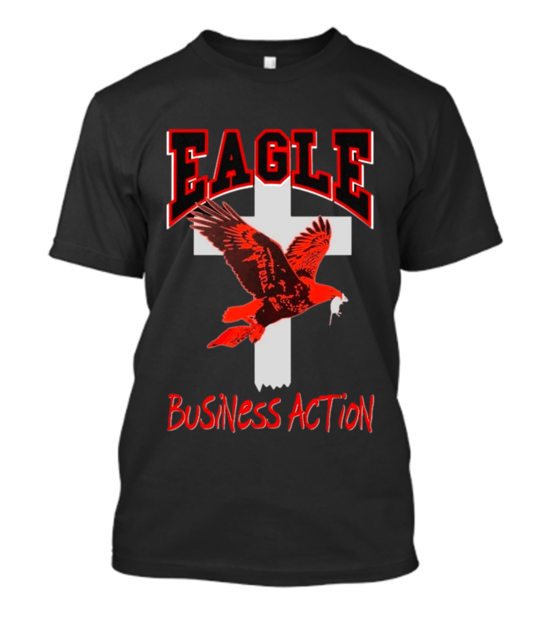 Milano Ovest Eagle Business Action Cross Wings T-Shirt