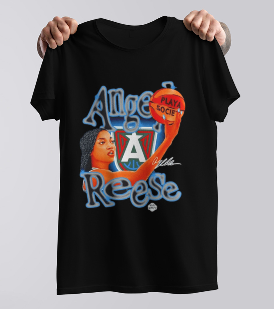 Angel Reese Atlanta Dream Playasocié WNBA T-Shirt