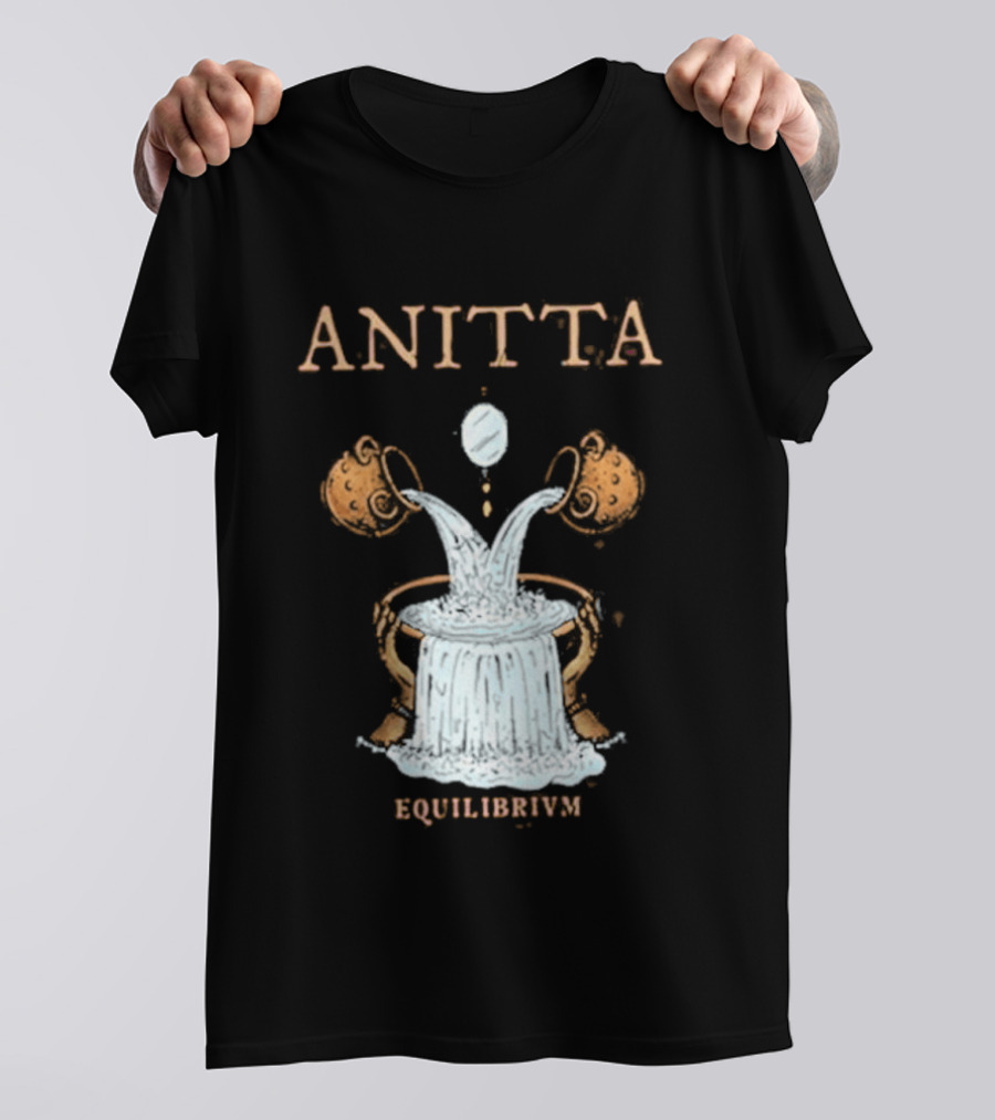 Anitta Equilibrivm Water Dual Amphora Pouring Balance T-Shirt