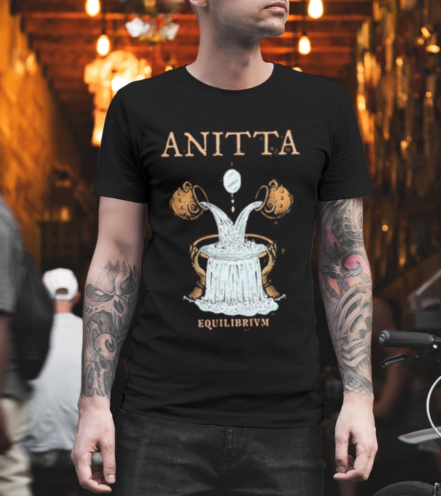 Anitta Equilibrivm Water Dual Amphora Pouring Balance T-Shirt