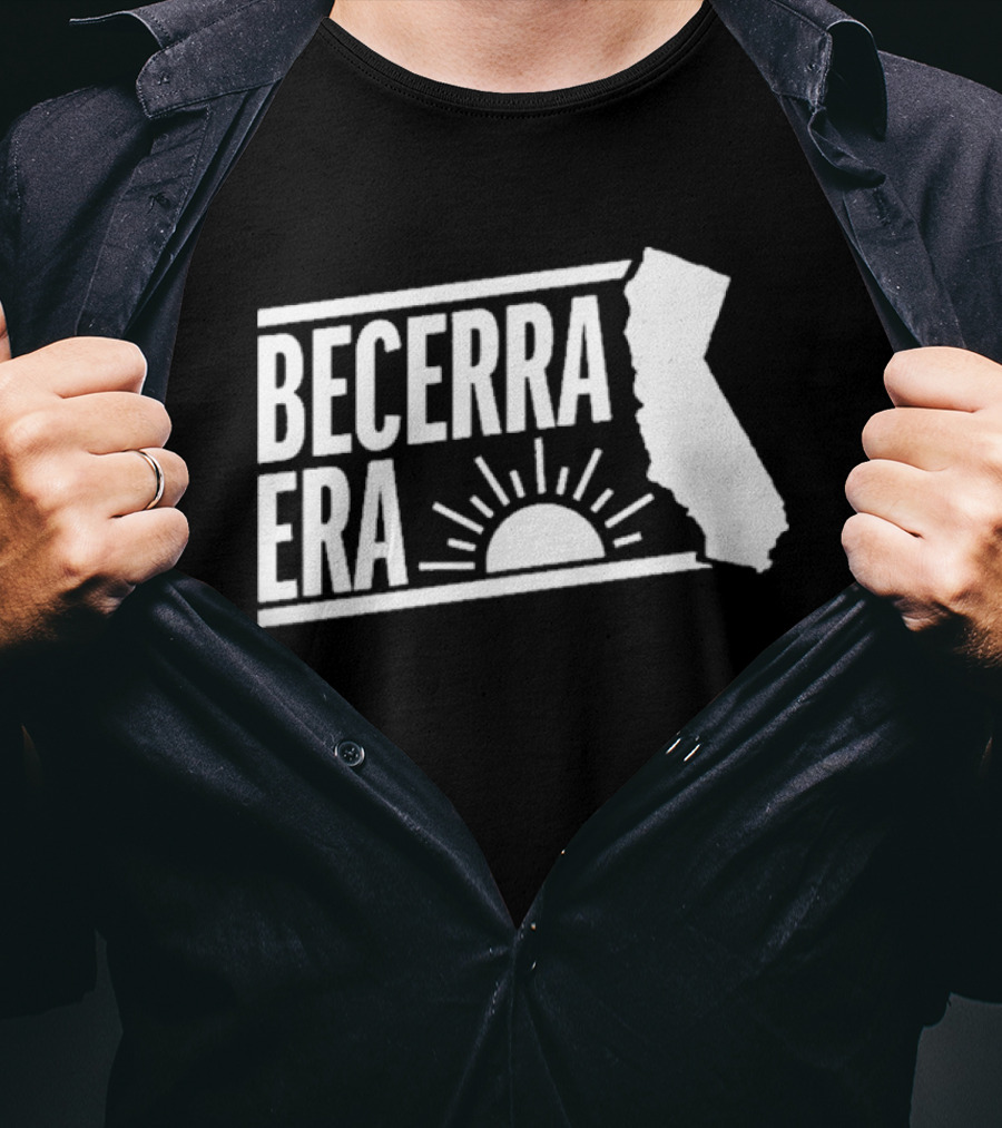 Becerra Era California Sun State Outline 2026 T-Shirt