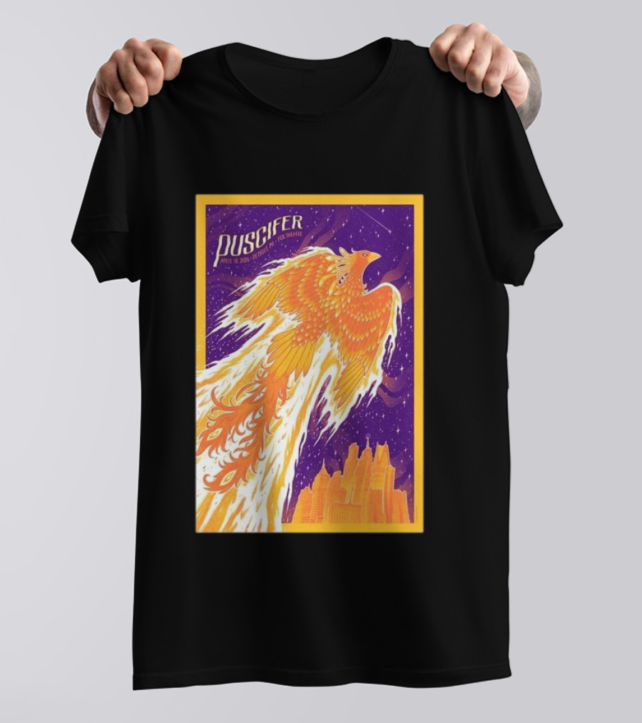 Puscifer Phoenix Rising Apr 18 2026 At Fox Theatre Detroit T-Shirt