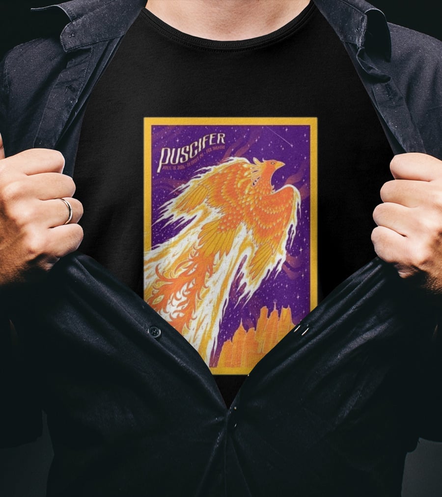 Puscifer Phoenix Rising Apr 18 2026 At Fox Theatre Detroit T-Shirt
