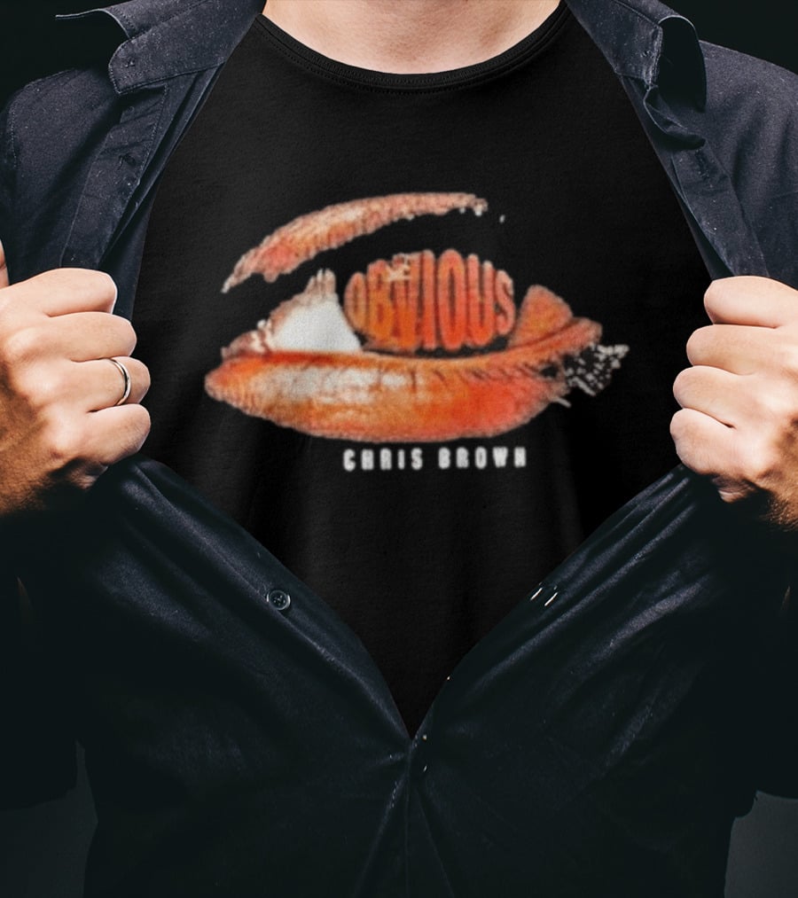 Chris Brown Obvious Eye Lip T-Shirt