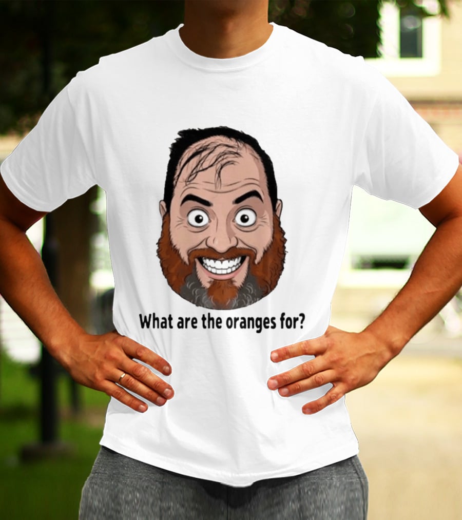 Camelcast What Are The Oranges For Meme Face T-Shirt