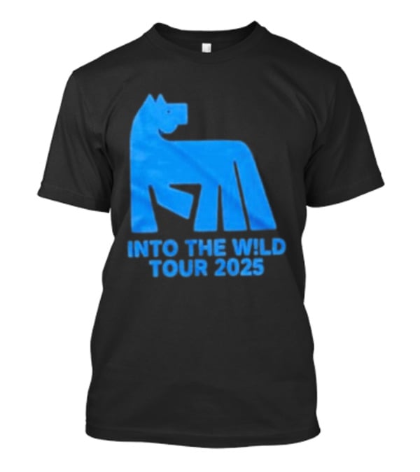 Russ Into The Wild Tour 2025 Blue Bear T-Shirt