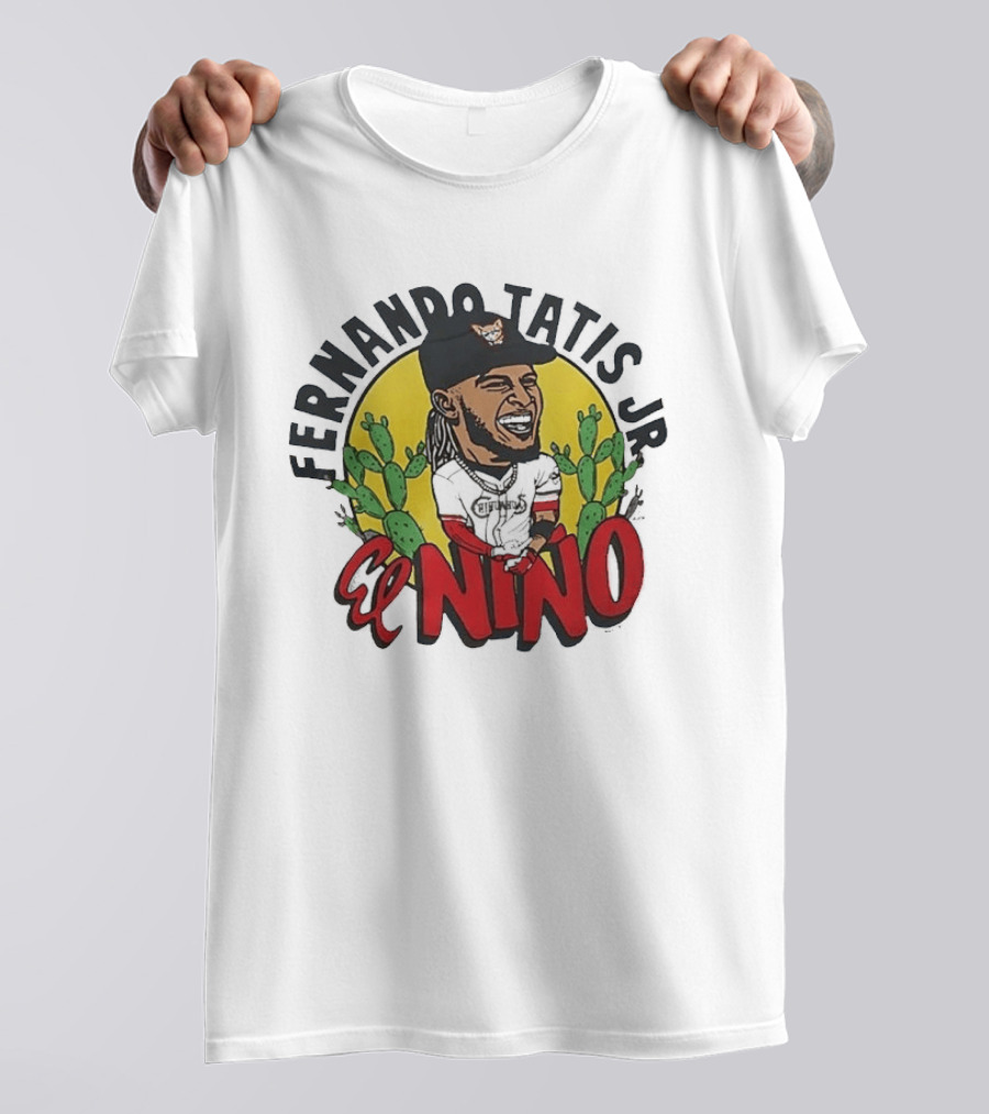 Fernando Tatis Jr El Niño Chihuahuas Cactus MLB Baseball T-Shirt